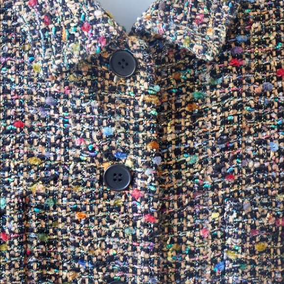 ♥️⚡️Versatile Jones New York Multi color tweed wool blend blazer.  Size 16. NWT. - Picture 7 of 12
